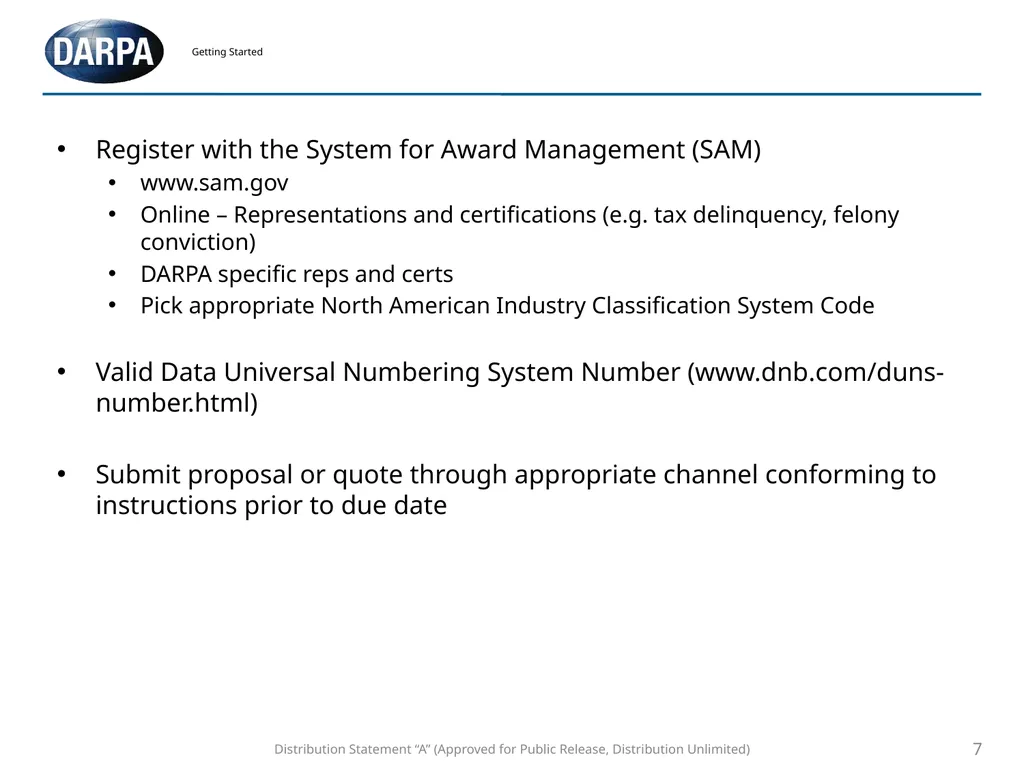 Distribution Statement “A” (Approved for Public - slide 7 of 8