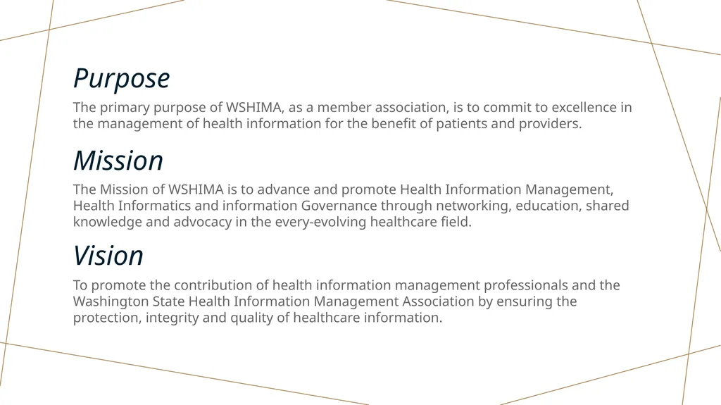 WSHIMA Update Amy Bolin-Deon, MHIS, RHIA, CHP - slide 5 of 17