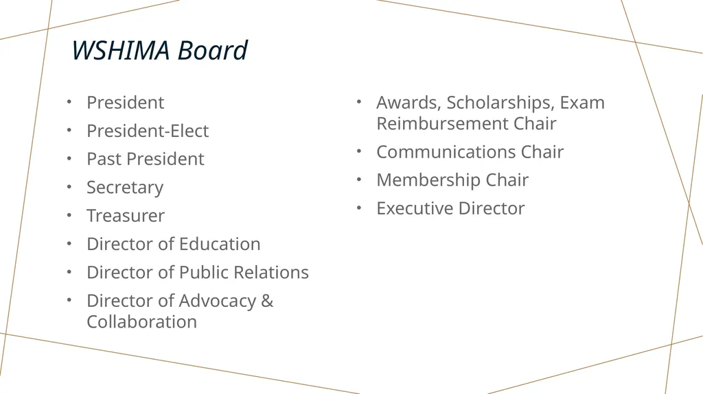 WSHIMA Update Amy Bolin-Deon, MHIS, RHIA, CHP - slide 8 of 17