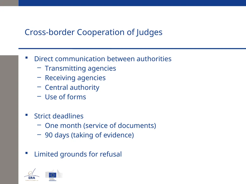 Cross-border Cooperation of Judges Andrej Kmecl - slide 12 of 23