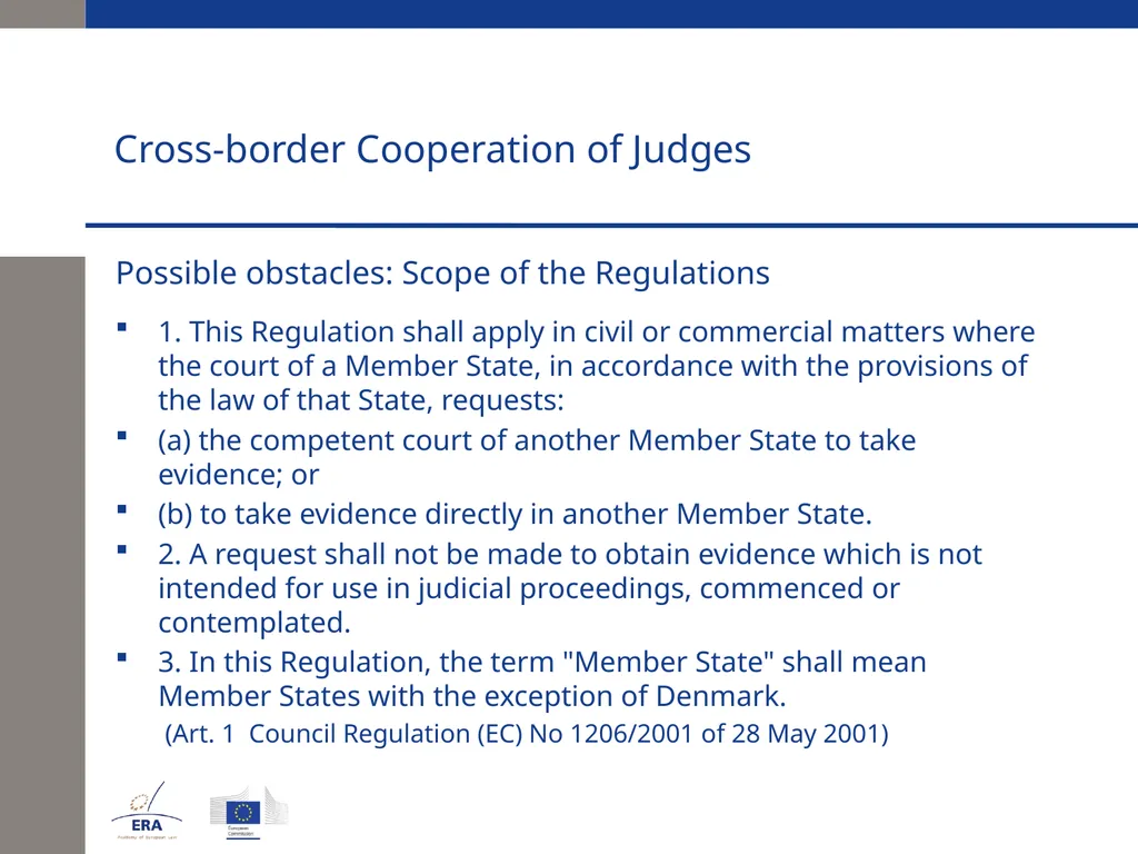 Cross-border Cooperation of Judges Andrej Kmecl - slide 13 of 23