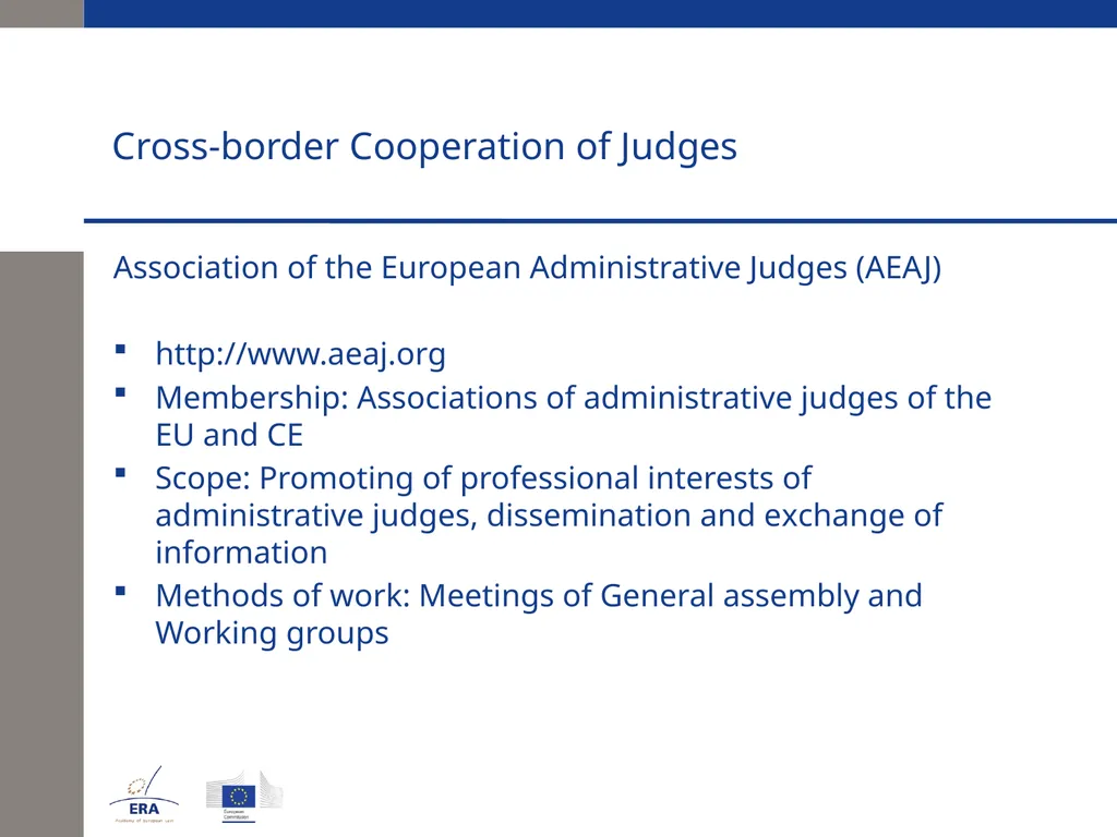 Cross-border Cooperation of Judges Andrej Kmecl - slide 22 of 23