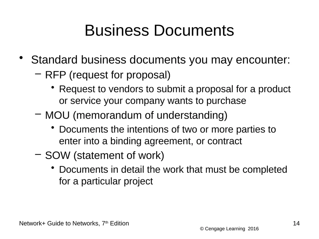Network+ Guide to Networks 7th Edition Chapter 12 - slide 14 of 46