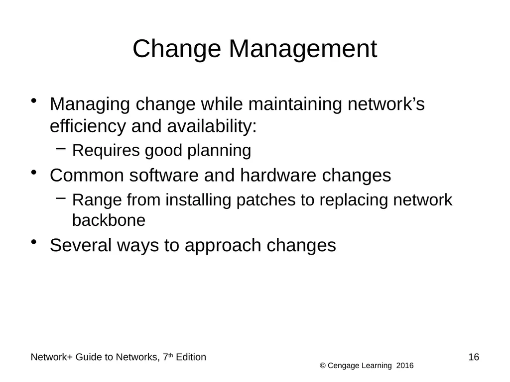 Network+ Guide to Networks 7th Edition Chapter 12 - slide 16 of 46