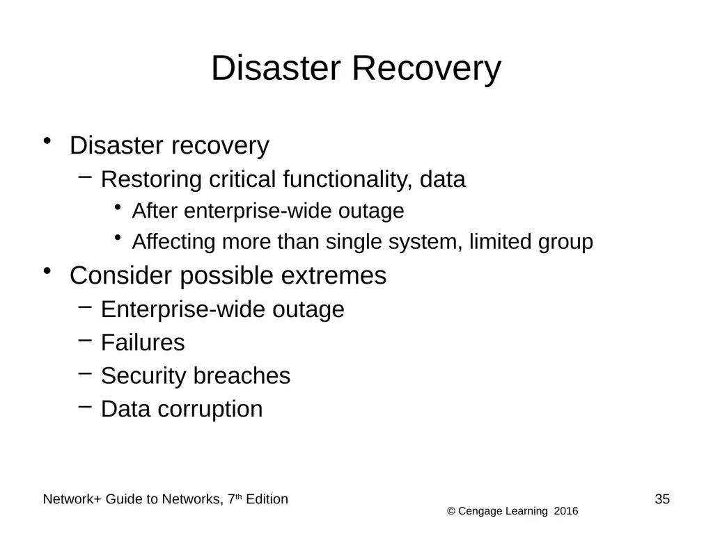Network+ Guide to Networks 7th Edition Chapter 12 - slide 35 of 46