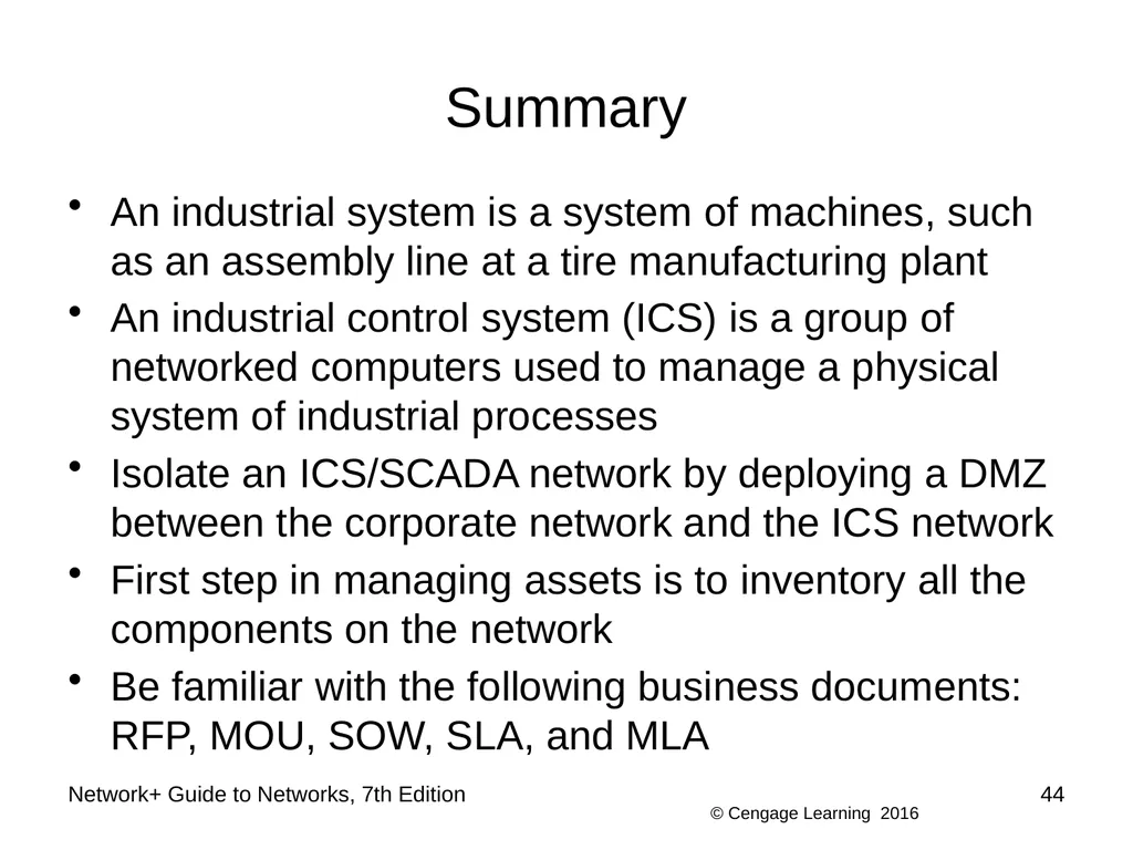 Network+ Guide to Networks 7th Edition Chapter 12 - slide 44 of 46