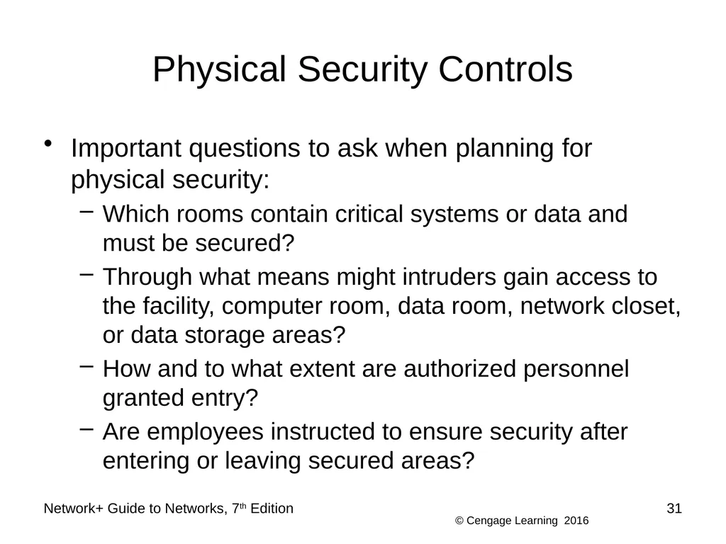 Network+ Guide to Networks 7th Edition Chapter 12 - slide 31 of 46