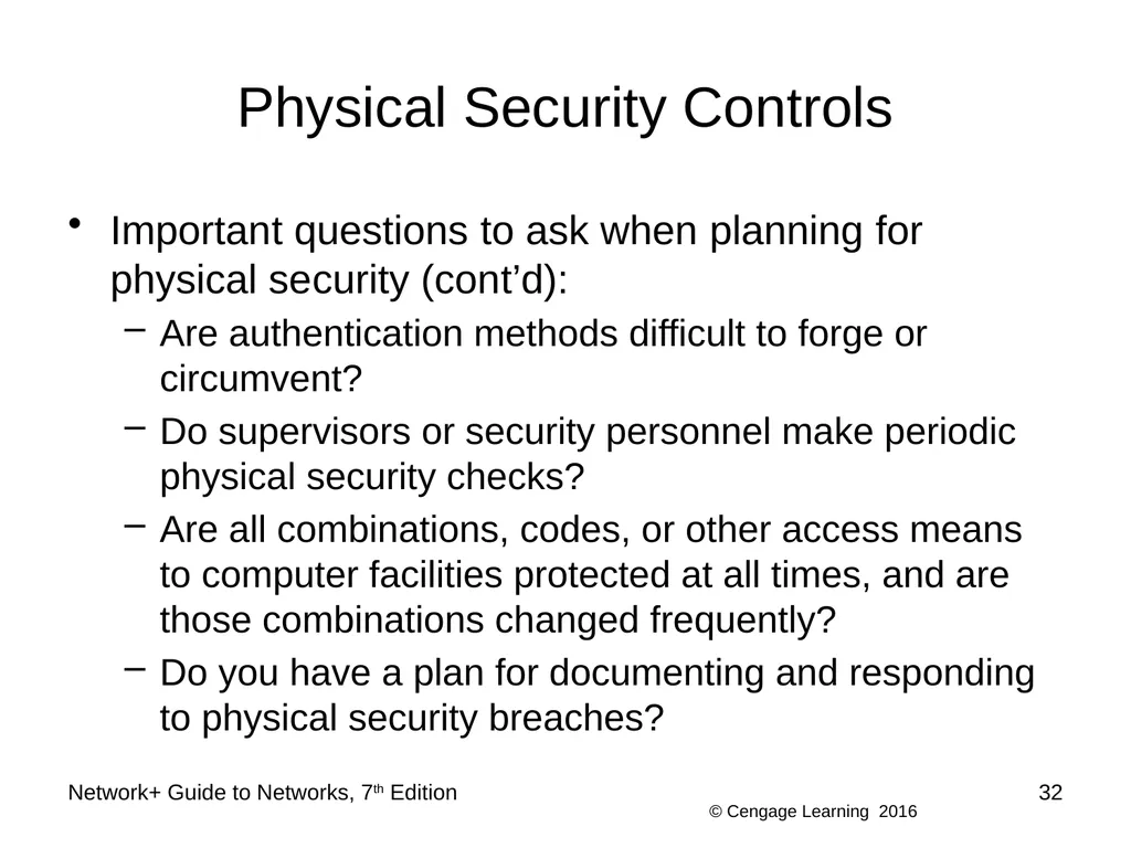 Network+ Guide to Networks 7th Edition Chapter 12 - slide 32 of 46