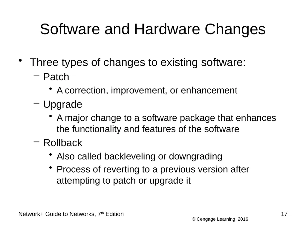 Network+ Guide to Networks 7th Edition Chapter 12 - slide 17 of 46