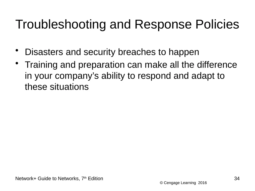 Network+ Guide to Networks 7th Edition Chapter 12 - slide 34 of 46