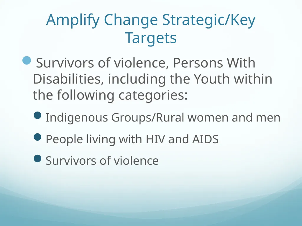 Building Bridges to End GBV & Increase Young - slide 27 of 39