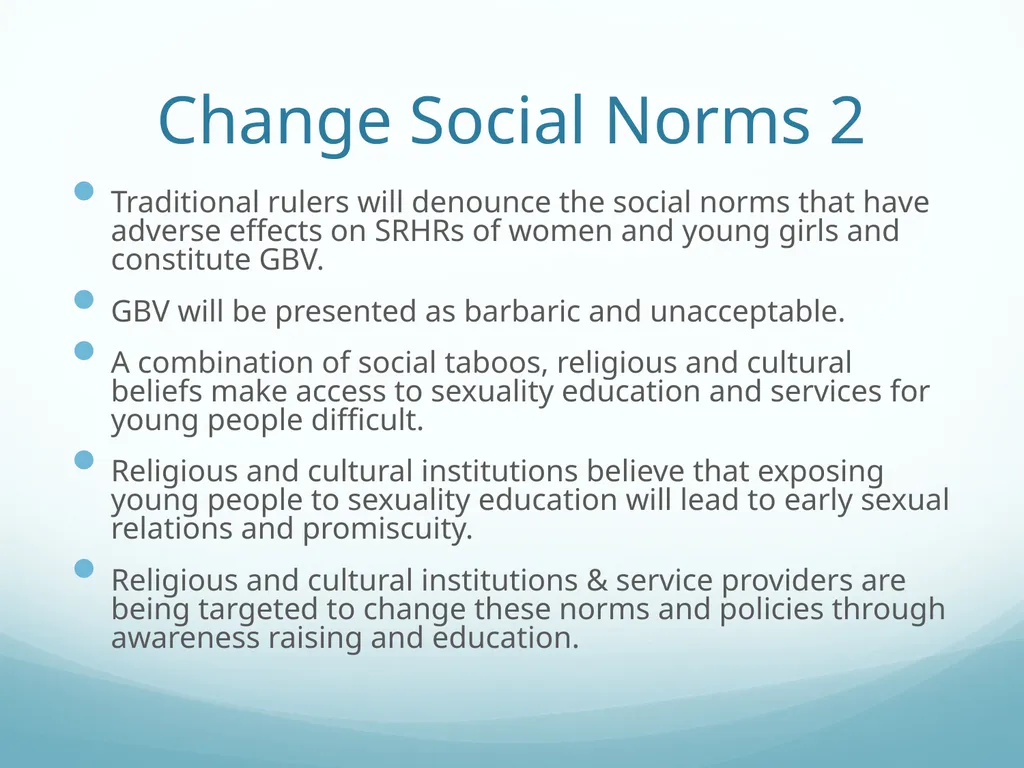 Building Bridges to End GBV & Increase Young - slide 25 of 39