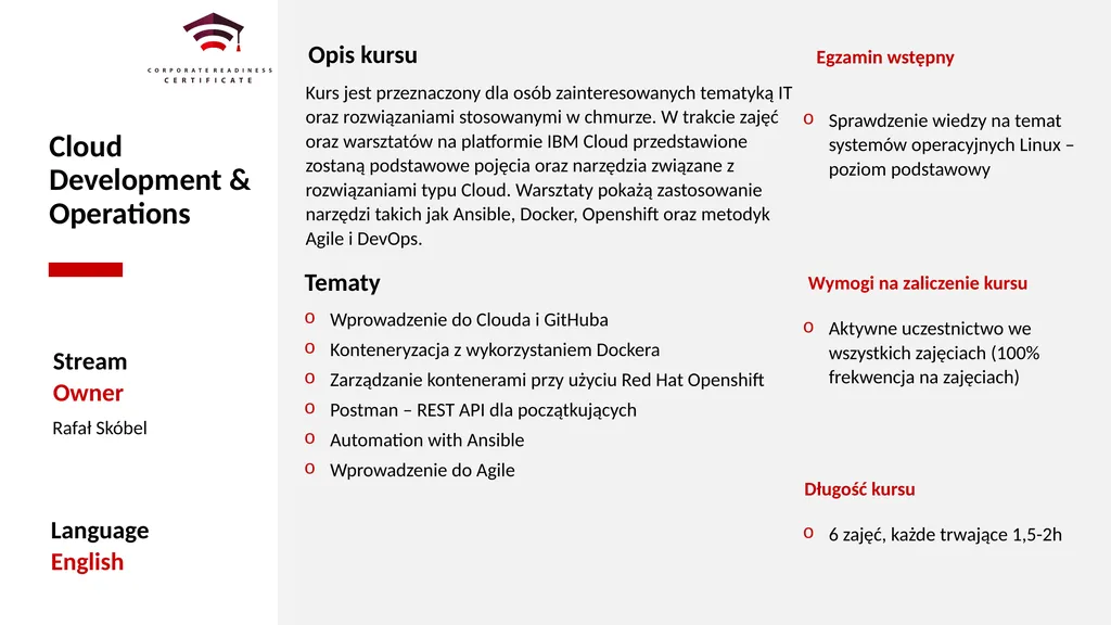 Lista Streamów Accenture. Lista Streamów EY. - slide 17 of 17