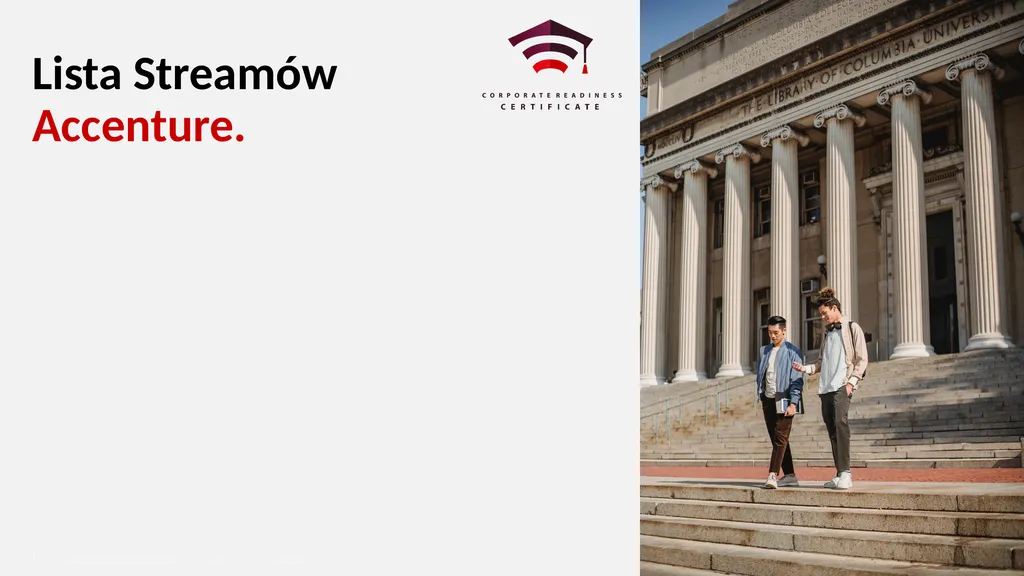Lista Streamów Accenture. Lista Streamów EY. - slide 1 of 17