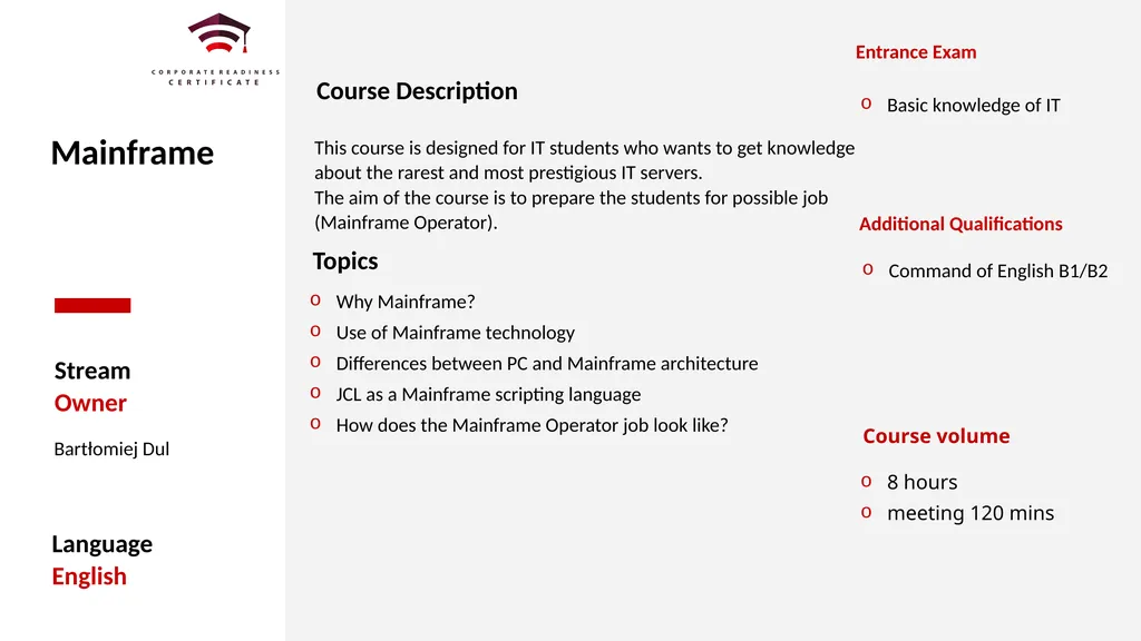 Lista Streamów Accenture. Lista Streamów EY. - slide 11 of 17