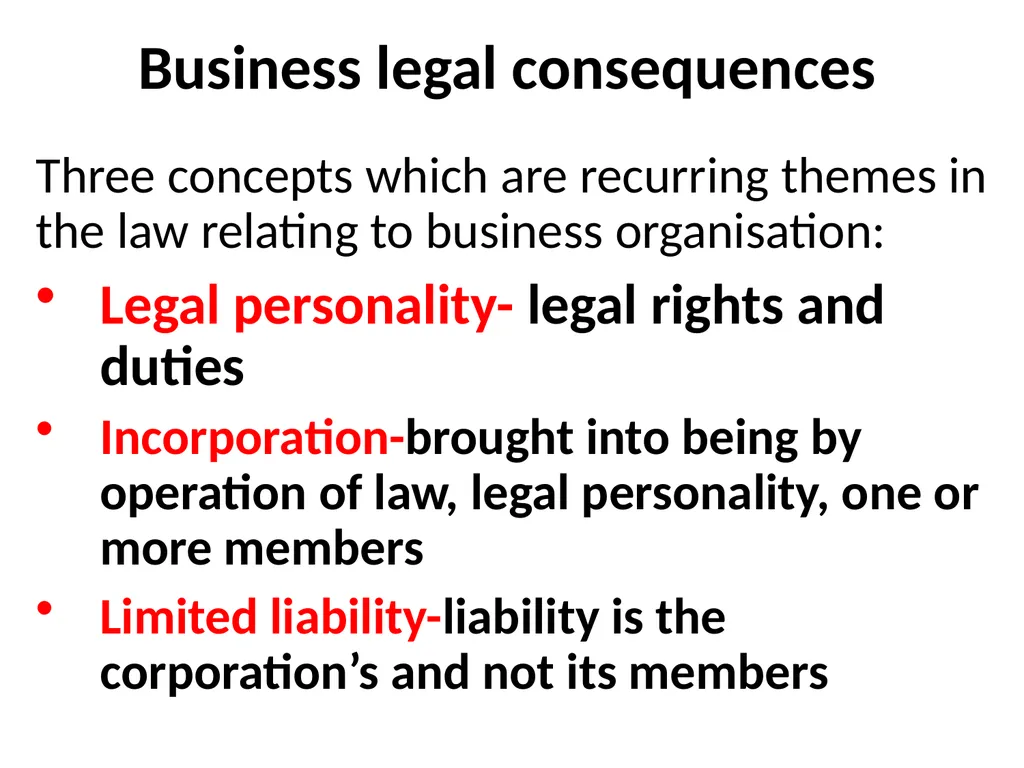 Lecture 3: Introduction to Company Law and - slide 3 of 38