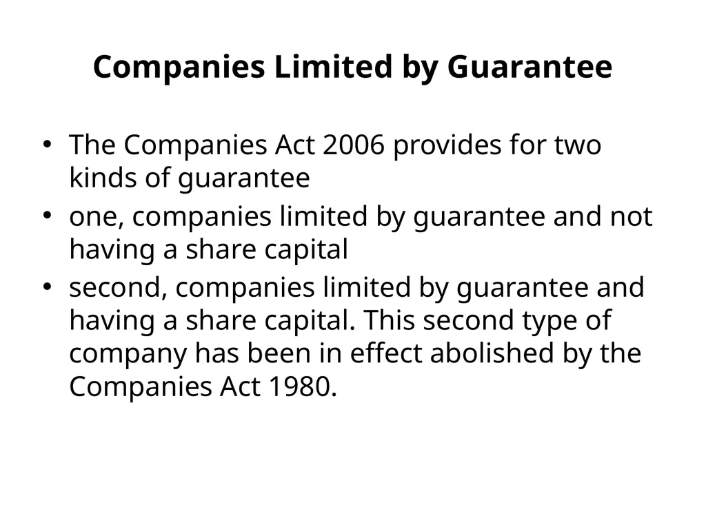 Lecture 3: Introduction to Company Law and - slide 26 of 38