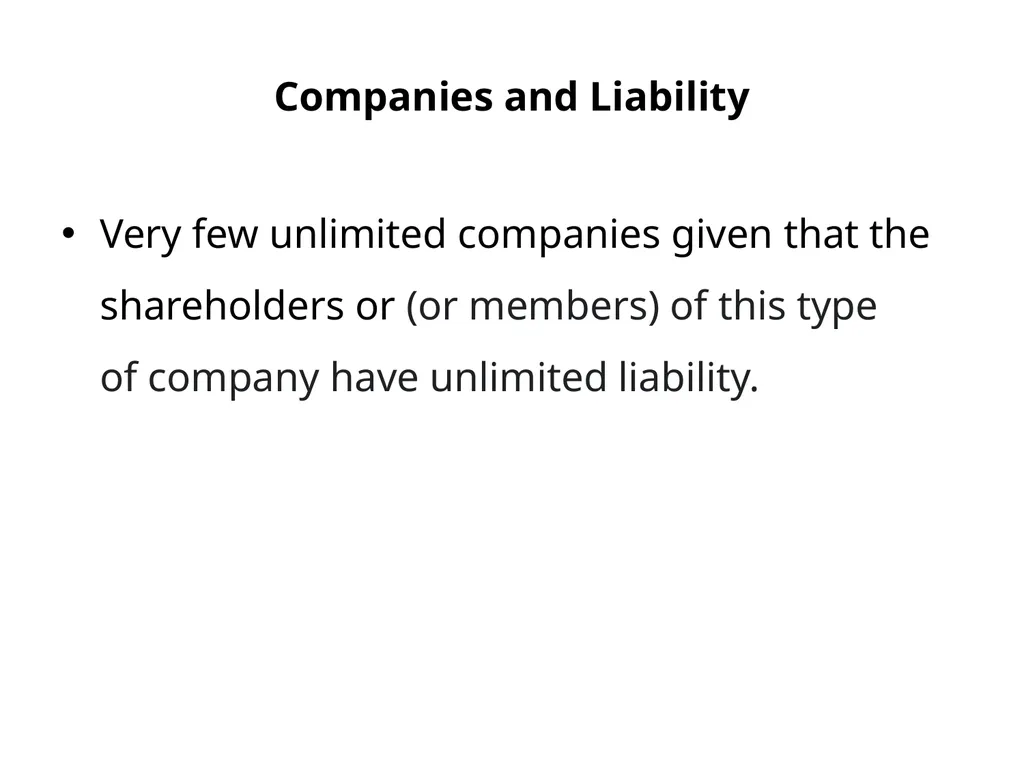 Lecture 3: Introduction to Company Law and - slide 25 of 38