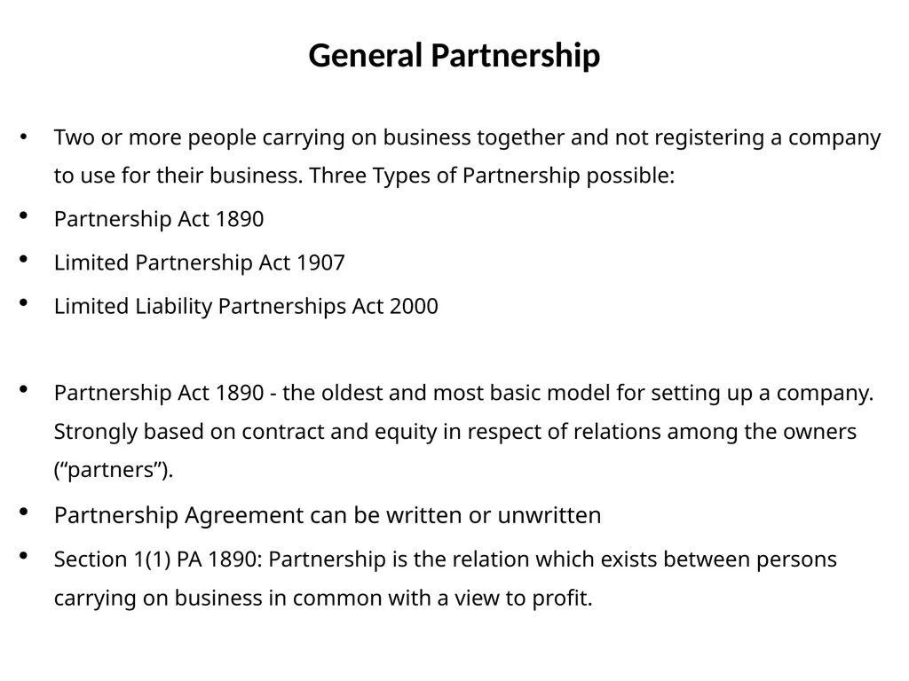 Lecture 3: Introduction to Company Law and - slide 7 of 38