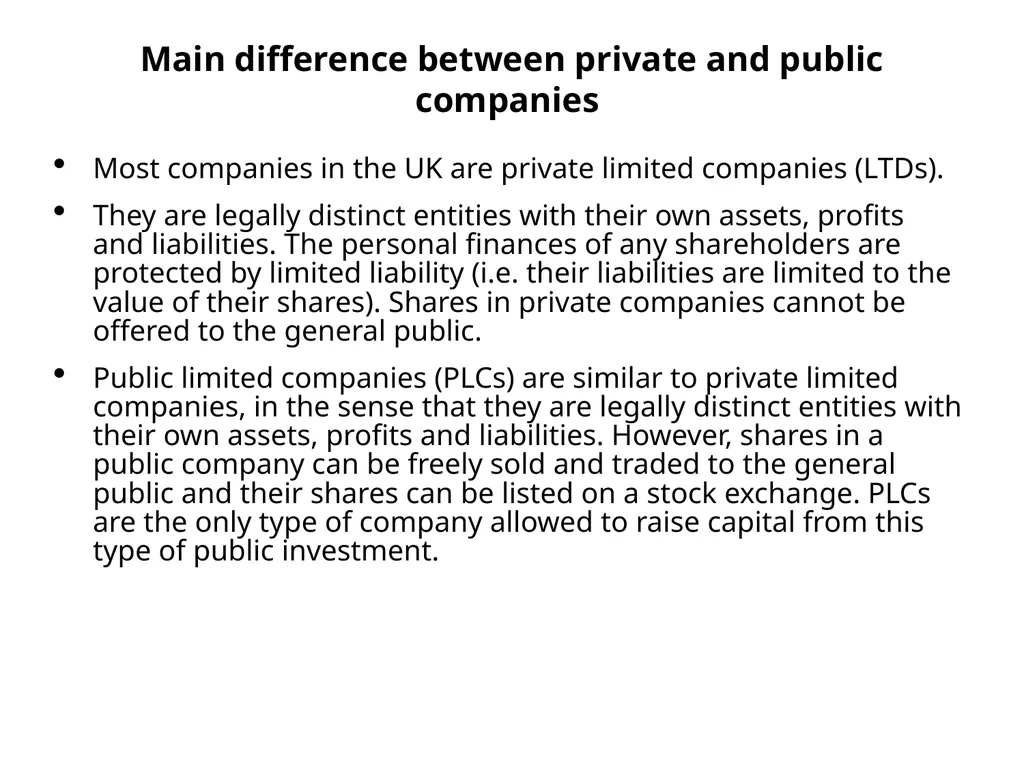 Lecture 3: Introduction to Company Law and - slide 19 of 38