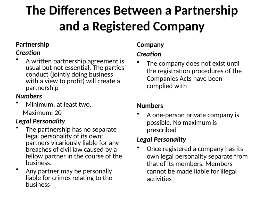 Lecture 3: Introduction to Company Law and - slide 35 of 38