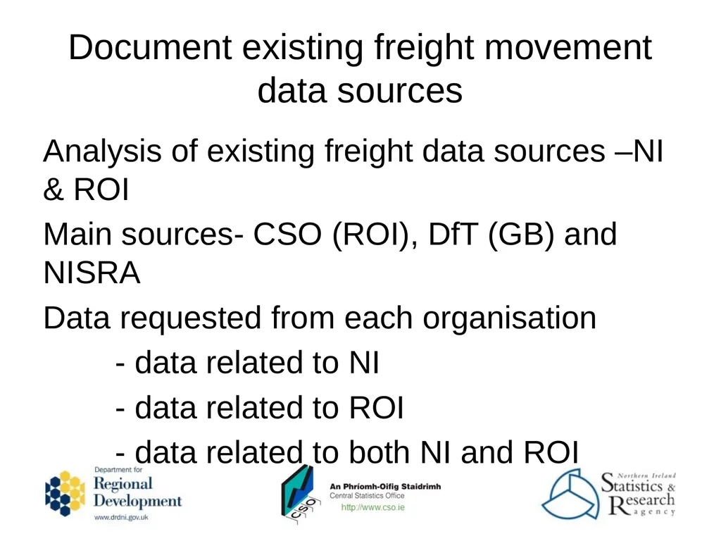 Nicola Fisher & Naomi McLaughlin DRD NI Data - slide 2 of 29