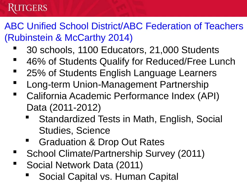Labor-Management Collaboration: Impact on Student - slide 23 of 39