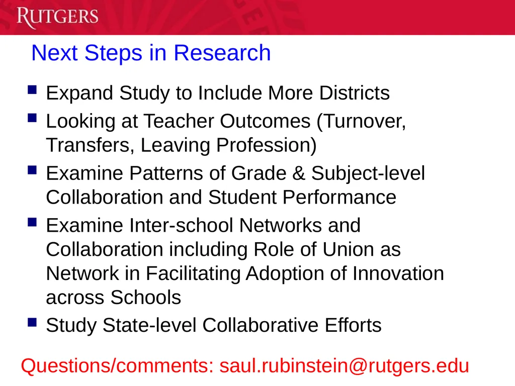Labor-Management Collaboration: Impact on Student - slide 39 of 39