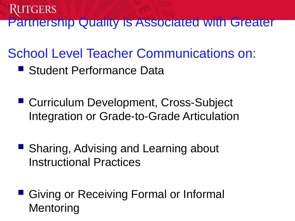 Labor-Management Collaboration: Impact on Student - slide 26 of 39