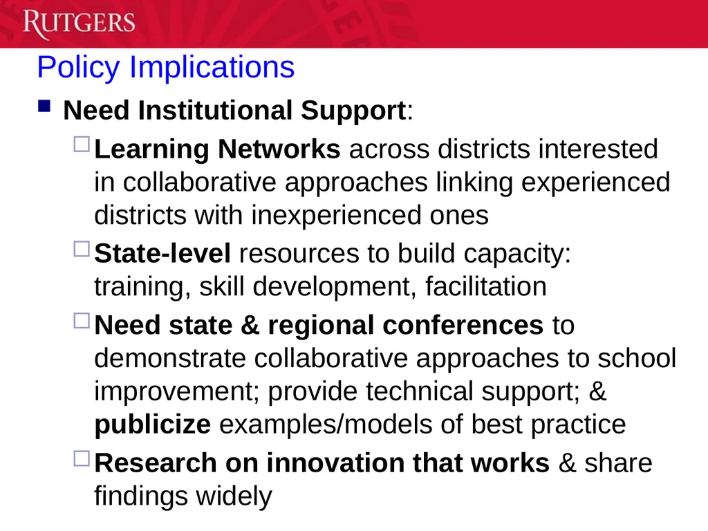 Labor-Management Collaboration: Impact on Student - slide 37 of 39