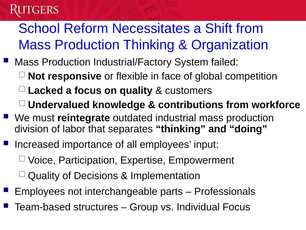 Labor-Management Collaboration: Impact on Student - slide 8 of 39