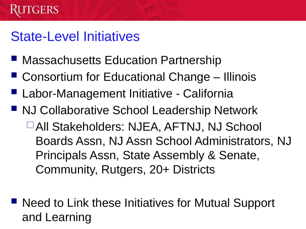Labor-Management Collaboration: Impact on Student - slide 38 of 39
