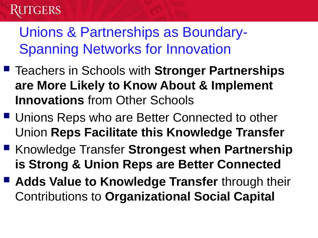 Labor-Management Collaboration: Impact on Student - slide 34 of 39