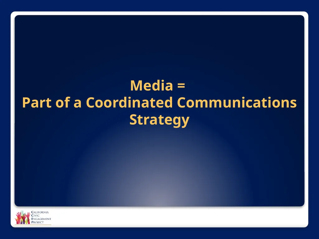 The Power of Media in Policy Change Mindy Romero, - slide 12 of 34