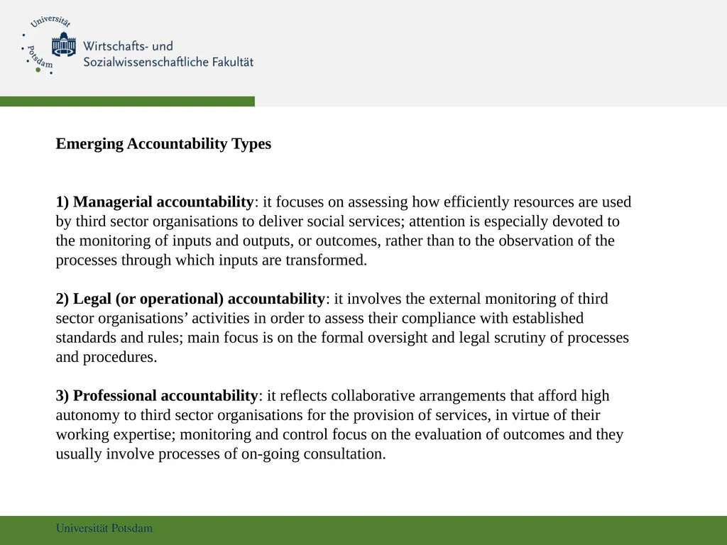 Co-Management and Accountability in Welfare - slide 9 of 16
