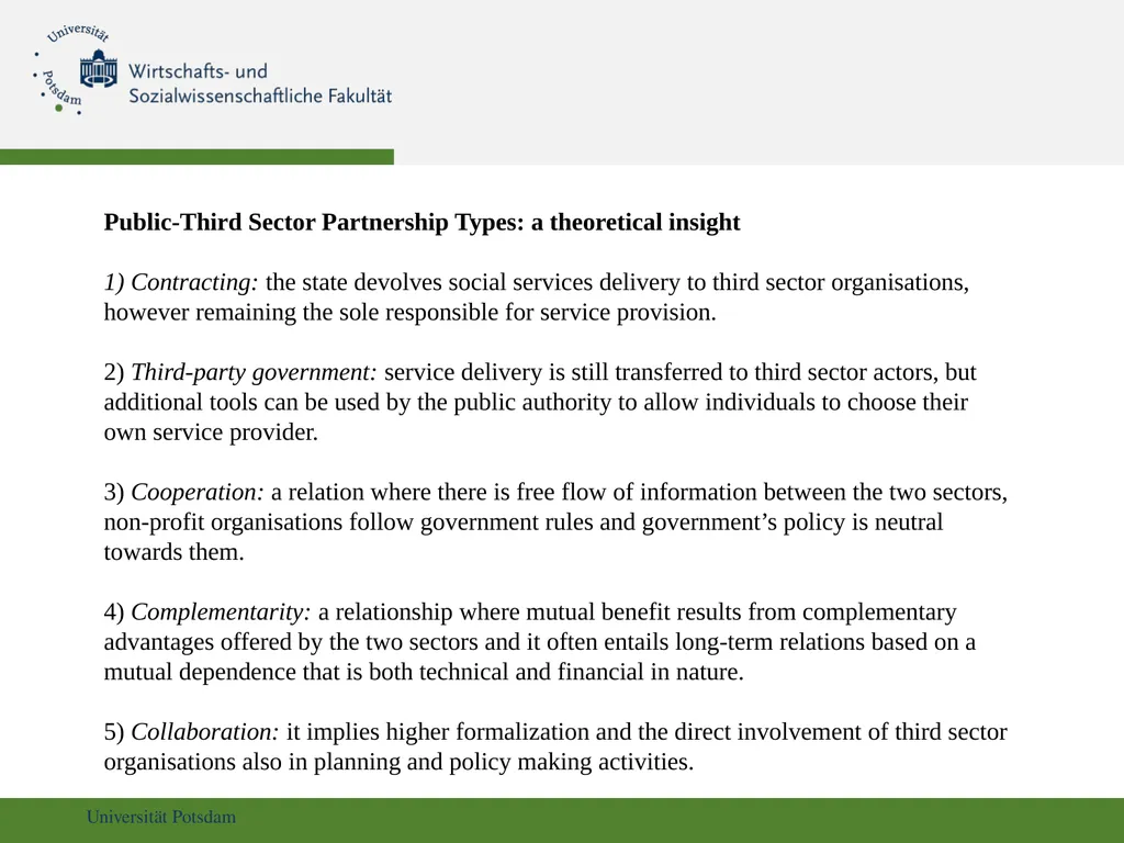 Co-Management and Accountability in Welfare - slide 5 of 16