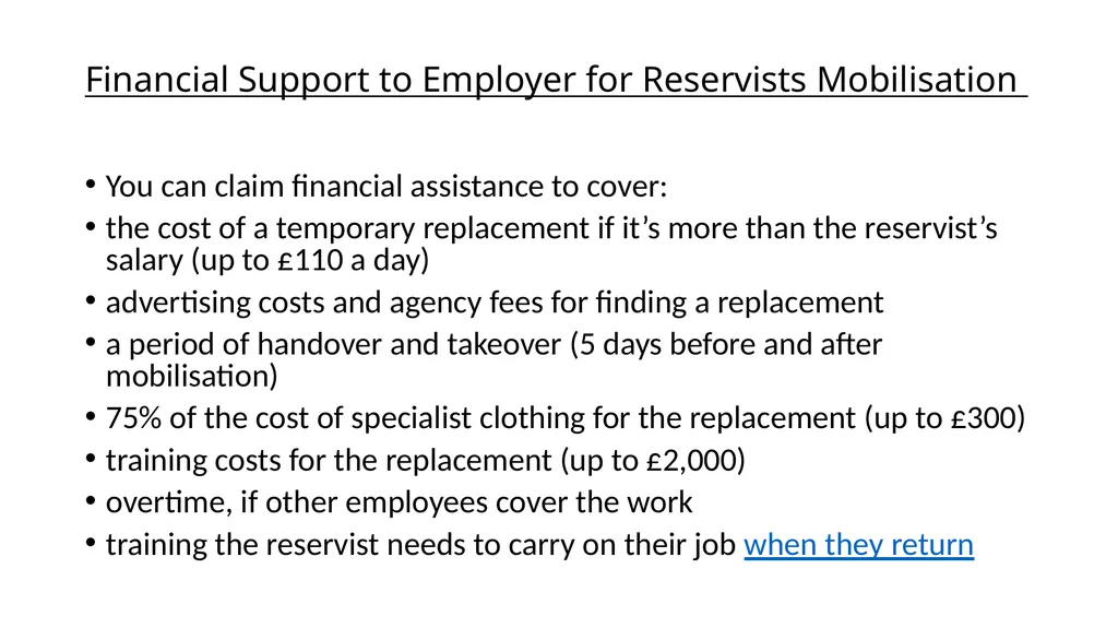 The Armed Forces Covenant and the Employer - slide 12 of 22