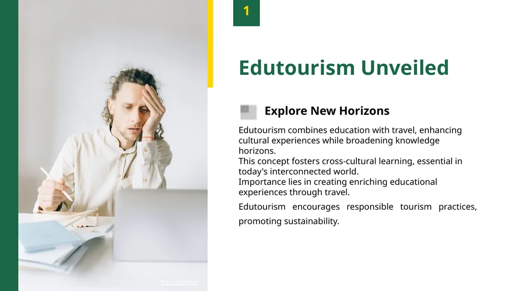 Transforming Travel: Edutourism Sustainable - slide 3 of 14
