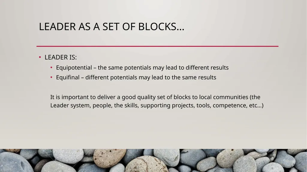 Capacity building What is needed to form and - slide 32 of 33