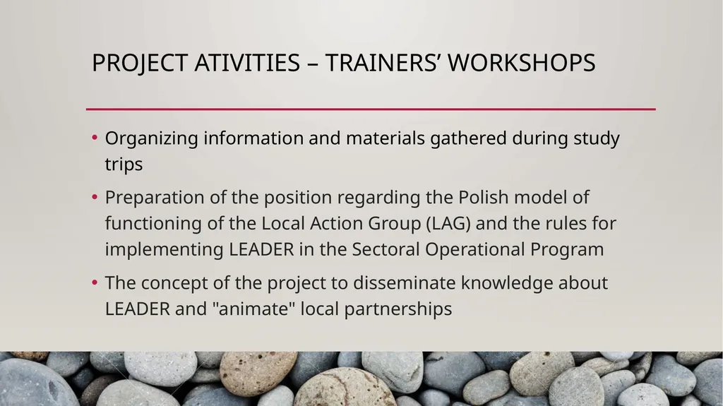 Capacity building What is needed to form and - slide 9 of 33