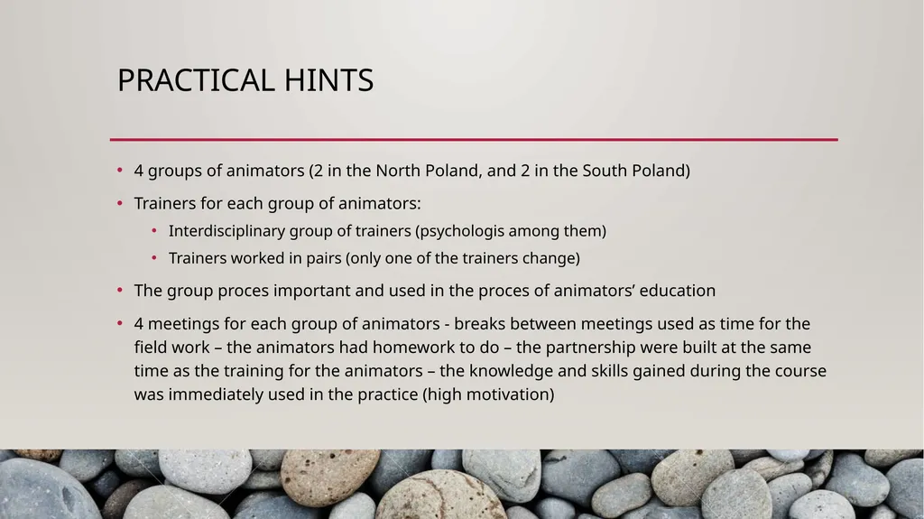 Capacity building What is needed to form and - slide 16 of 33
