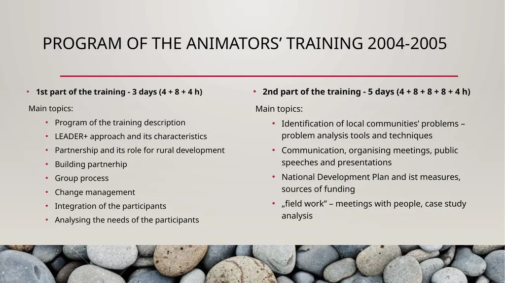 Capacity building What is needed to form and - slide 14 of 33