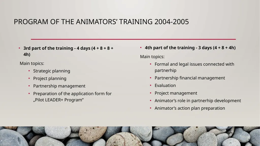 Capacity building What is needed to form and - slide 15 of 33