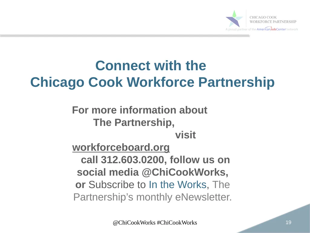 May 7, 2019 WIOA RAPID RESPONSE WEBINAR Workforce - slide 19 of 20