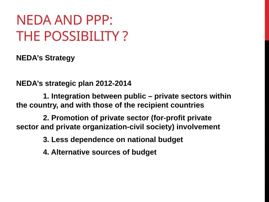 Aid effectiveness and public-private partnership: - slide 21 of 22