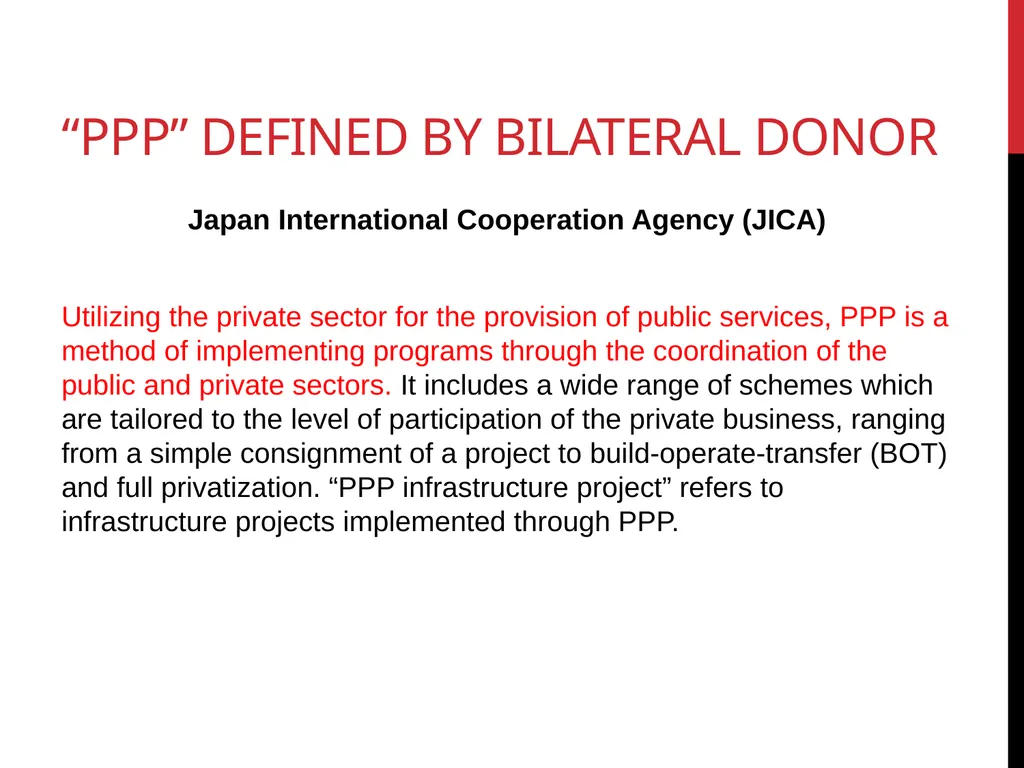 Aid effectiveness and public-private partnership: - slide 17 of 22