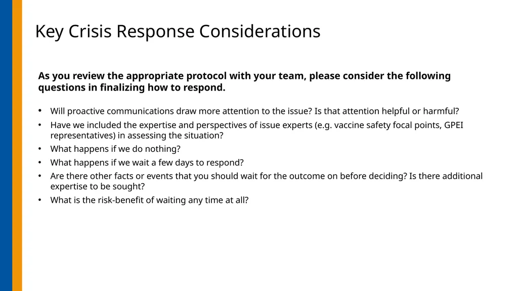 nOPV2 Introduction Crisis Communications Planning - slide 25 of 36