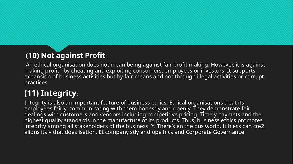 CORPORATE GOVERNANCE INTRODUCTION TO BUSINESS - slide 10 of 25