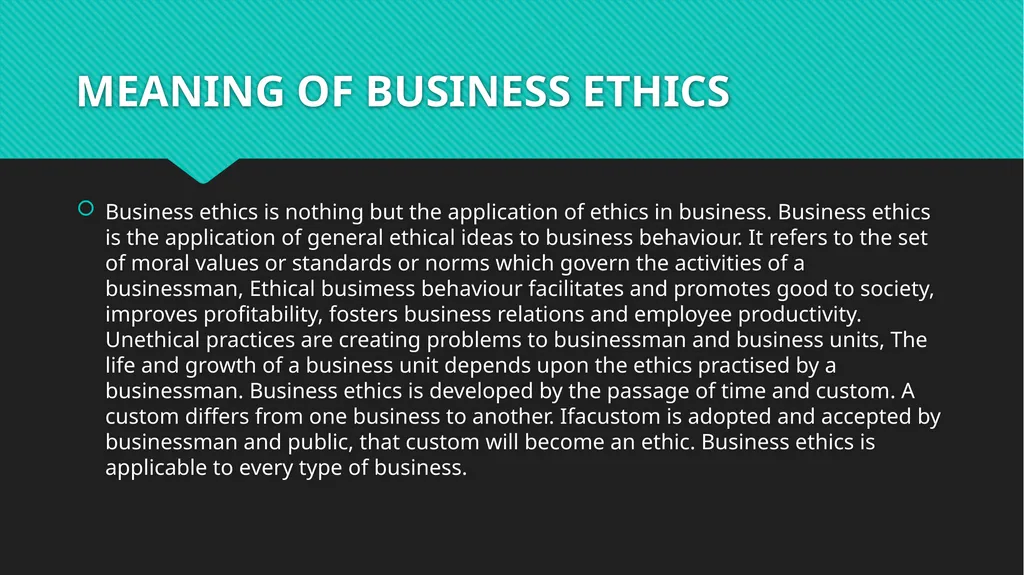 CORPORATE GOVERNANCE INTRODUCTION TO BUSINESS - slide 2 of 25