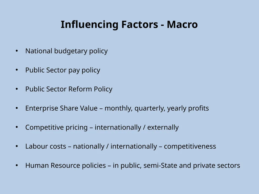 “Prospects for Pay and Industrial Relations in the - slide 2 of 5